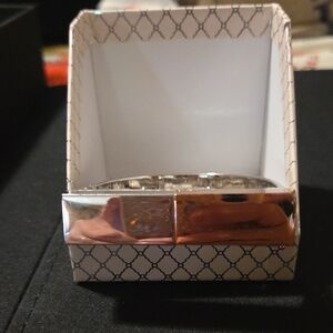 CC Skye Rhodium & Rose gold-Plated Platform Statement Bracelet